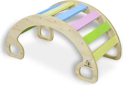 Produktbild von CCLIFE Kletterbogen ab 1 jahr Pikler Art Klettergerüst Indoor Klettern Kinder Baby Holz