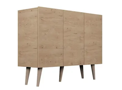 Produktbild von Buffet Toronto mit 3 Türen, Holzoptik, 120cm