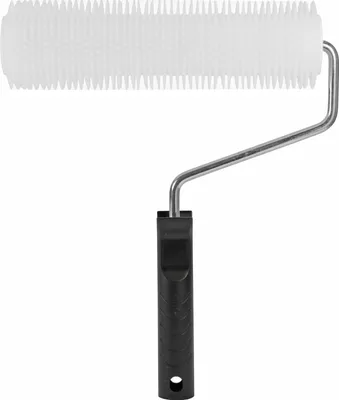 Produktbild von Hawe Entlüftungsroller, Stachelwalze, Laminieren, Geweberoller, Querrillen, Kunststoffgriff mit Stielaufnahme – 250mm Ausführung:12 mm