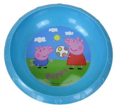 Produktbild von Plastikschüssel Ø17 für Kinder Disney Frozen oder Peppa Wutz