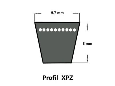 Produktbild von Bando Schmalkeilriemen XPZ 3150 Lw