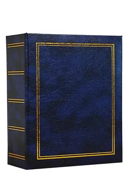 Produktbild von VMC-Album für 304 Fotos (10 x 15 cm). Softcover, unbeschrieben. CLASSIC/BL, marineblau, schwarze Seiten.