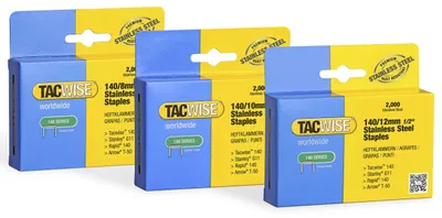 Obrázok produktu pre Tacwise 1308, balenie s 6000 ks nerezových klipov typu 140/8-12 mm