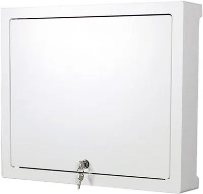 Productafbeelding van Mediabox kabelklem voor kabelbeheer met sleuf - 38 cm - Wit