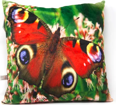 Image de Coussin en tissu - Papillon - 35x35