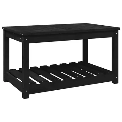 Obrázek produktu pro vidaXL Zahradní stůl černý 82,5x50,5x45 cm Borovicový masiv