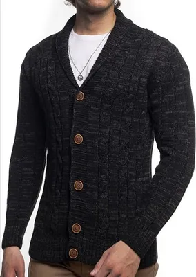 Produktbild von Schicke Strickjacke CARISMA CRM7771 Schwarz XL