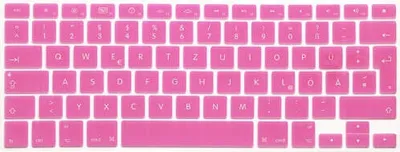 Produktbild von System-S Silikon Tastaturschutz Tastaturabdeckung QWERTZ Deutsche Tastatur Abdeckung Schutz für MacBook Pro 13" 15" 17" iMac MacBook Air 13" in Pink