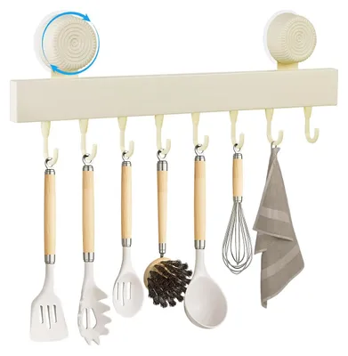 Produktbild von Selbstklebendes Hakenband mit 8 Haken für Küche und Badezimmer