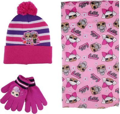 Produktbild von LOL Surprise - Kinder Herbst Winter Set – 52 cm / Lila