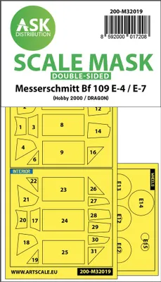 Image de Artscale ASK200-M32019 Masques express double face Bf 109E-4 & E-7