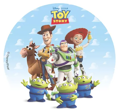 Produktbild von Dekora Toy Story Essbarer Tortenaufleger 20cm, KI-generiertes Bild