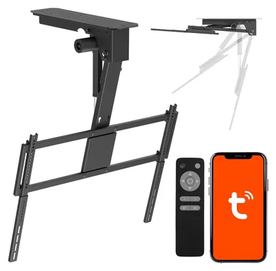 Productafbeelding van Elektrische Plafondbeugel TV 43-86 Inch Zwart