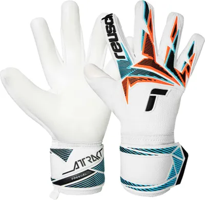 Image de Gants de gardien de but Reusch Attrakt Freegel Advance avec confort et stabilité fiable 1080 white/light blue 9.5