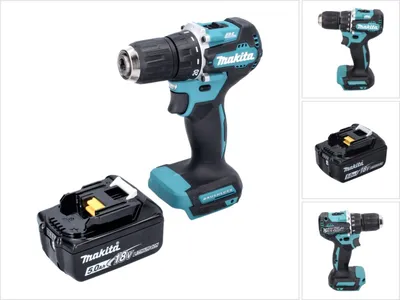 Produktbild von Makita DDF 487 T1 Akku Bohrschrauber 18 V 40 Nm Brushless + 1x Akku 5,0 Ah - ohne Ladegerät