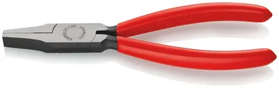 Produktbild von Flachzange 20 01 160 (rot, gezahnte Griffflächen)