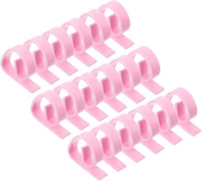 Produktbild von 60 rosafarbene Tischdeckenclips aus ABS – sicherer Halt – für Tische im Freien – Hochzeiten/Empfänge/Weihnachten – für Veranstaltungen