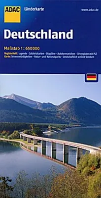 Produktbild von ADAC LänderKarte Deutschland 1 : 650 000