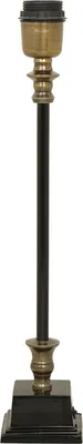 Image de Light & Living : pied de lampe carré 38 cm RANGPUR noir bronze antique