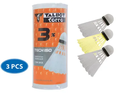 Produktbild von TALBOT torro Badmintonball Tech 150 farbig sortiert 3 Stück
