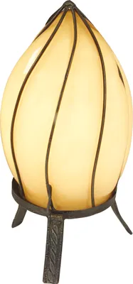 Produktbild von Näve Leuchten Glastischleuchte "Orient" Glastischleuchte "Orient" Tischleuchten - Glastischleuchte "Orient", Tischlampe aus Metall und Glas in beige, 32 cm hoch, Ø 17 cm, E14-Fassung