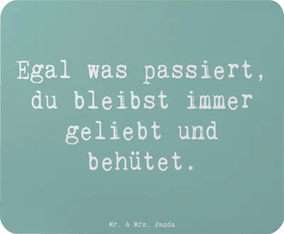 Produktbild von Mr. & Mrs. Panda Mouse Pad Spruch Trennung von den Eltern - Meeresbrise - Geschenk, schwierige Zeiten, Neuanfang, pc mausunterlage, mousematte, Mauspad, Trost, Mousepad