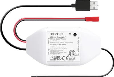 Obrázok produktu pre Otvárač garážových dverí, kompatibilita s inteligentnými zariadeniami, bezpečnostné upozornenia, EÚ s HomeKit
