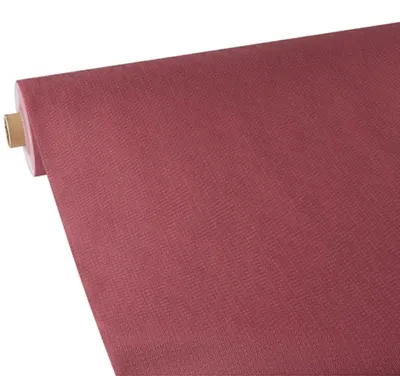 Produktbild von Papstar 84941, Rechteckig, Bordeaux, Synthetisch, Tischdecke, 118 x 2500 cm, 2,03 kg