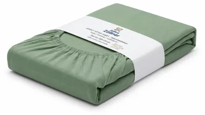 Produktbild von Julius Zöllner Spannbetttuch Jersey 70x140 / 60x120 Salbei