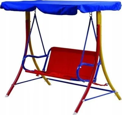 Image de Balançoire hollywoodienne pour enfants Tissu Balançoire pour enfants Balançoire de jardin 70x111cm