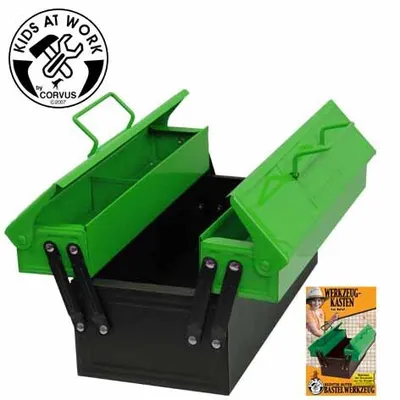 Obrázok produktu pre Corvus A600015 - Kovový box na náradie, zelený/čierny