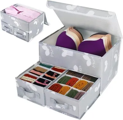 Image de Sac de rangement pour chaussures, noir, taille 1
