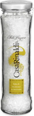 Produktbild von Casa Rinaldi natürliches Steinsalz im Vorratsglas zum schrauben 200g