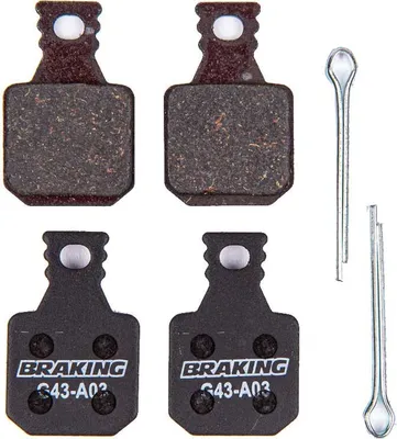 Produktbild von Braking Magura Mt5/mt7 Organische Scheibenbremsbeläge 2 Paare Braun Braun One Size