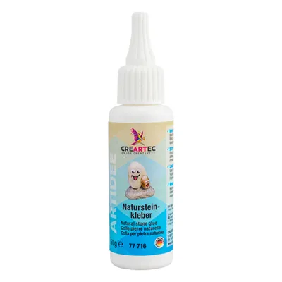 Produktbild von CREARTEC Natursteinkleber - zum festen Verkleben von vielen steinartigen Materialien - Inhalt 50g - 77716