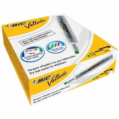 Immagine prodotto di BIC Velleda 1791 evidenziatore 12 pz Punta smussata Verde