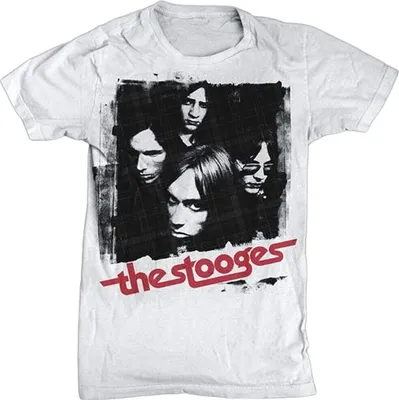 Immagine prodotto di Iggy & The Stooges - Maglietta da uomo/donna Unisex RO5742 (M) (Bianco)