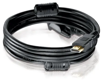 Productafbeelding van PureLink verbindingskabel, HDMI-stekker/DVI-D-stekker, 18+1, FULL HD, met ferrietkern, 2,0 meter, wit.