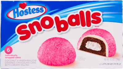 Produktbild von Hostess Snoball Pink 6-Pack 298g