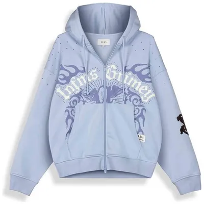 Immagine prodotto di Felpa con cappuccio Grimey GCH655-LBLU da Donna