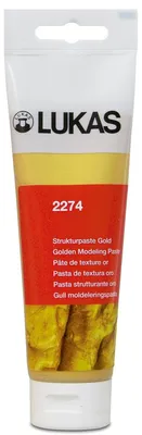 Obrázok produktu pre Lukas Acrylic Medium Štruktúrovacia pasta 125 ml Gold