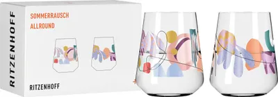 2er-Set Kristallgläser 500 ml – spülmaschinenfest, Made in Germany