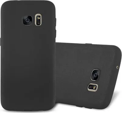 Immagine prodotto di Cadorabo custodia protettiva per Samsung Galaxy S7 custodia in nero telefono cellulare TPU Etui Cover Case