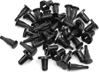 Produktbild von 10stk. Auto  Stoßfänger Plastiknieten Befestigungklipp 10mm Loch Schwarz