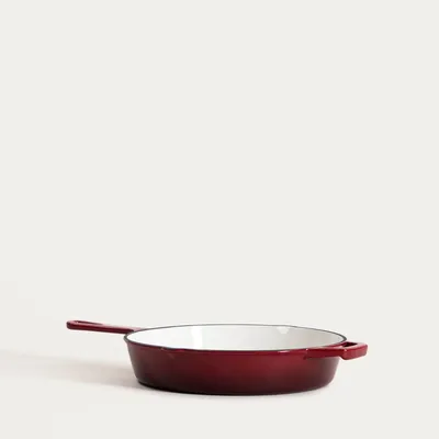 Zdjęcie produktu dla HOMLA Patelnia ANDREAS bordowa ombre 26 cm