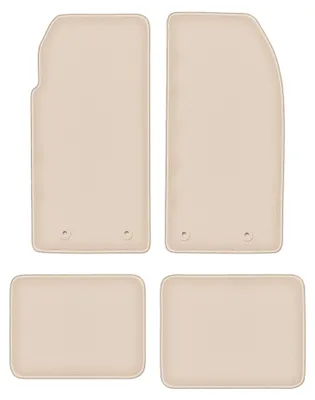 Produktbild von Velours-Fußmatten für Peugeot 205 1983-1998 (Cabrio) – 4-tlg, Beige, passgenau – Wielganizator FORTUNA
