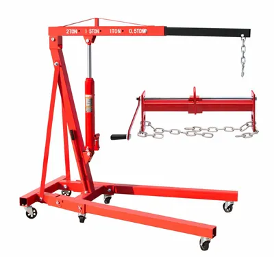 Produktbild von 2000 KG Werkstattkran Kran Motorheber klappbar 2 t + Balancierer Motorheber