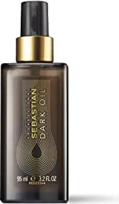 A bottle of Sebastian Professional Dark Oil styling oil.