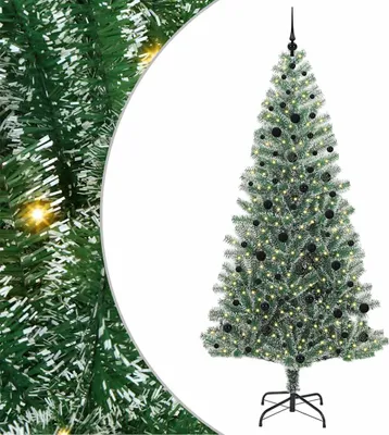 Immagine prodotto di vidaXL Albero di Natale artificiale con neve e luce LED 240 cm