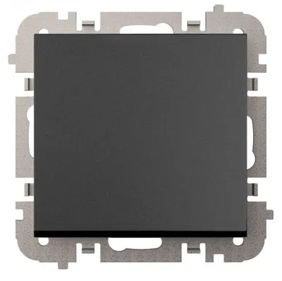 Image de Interrupteur simple encastré Elektro-Plast noir 3810-19